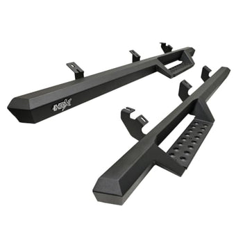 compare product Westin 56-12795 HDX Drop Nerf Bars Textured Black Pair