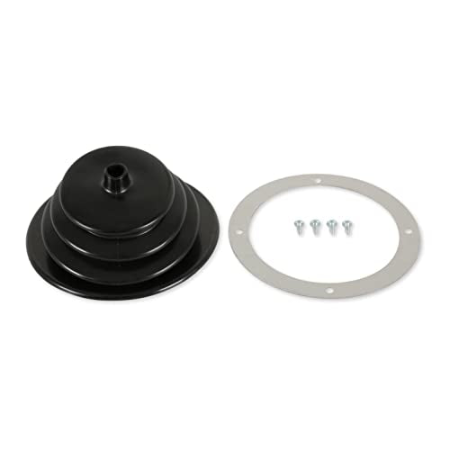 Mr. Gasket Small Round Shifter Boot, Black