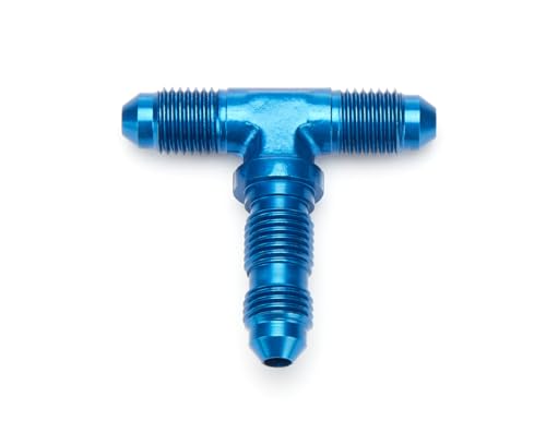 Aeroquip FCM2091 Blue Anodized Aluminum Bulkhead Union Adapter