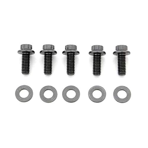 ARP 652-1250 Black Oxide 3/8-16" RH Thread 1.250" UHL 6-Point Bolt with 3/8" Socket and Washer, (Set of 5)