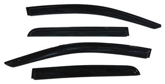 compare product TrailFX Rainguard Window Vents Fits Nissan Titan Crew Cab 2017-2024 Smoke Acrylic Low Profile Tape-On Side Four Price Window Deflectors TrailFX 4810H