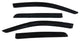 TrailFX Rainguard Window Vents Fits Nissan Titan Crew Cab 2017-2024 Smoke Acrylic Low Profile Tape-On Side Four Price Window Deflectors TrailFX 4810H