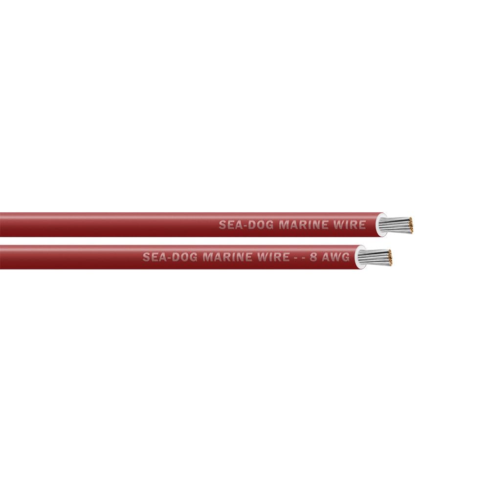 25 Foot Red 8 AWG Primary Wire by Sea-Dog