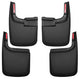Husky Liners Custom Mud Guards | Fits 2017-2026 Ford F-250 & F-350 w/Single Rear Wheels & w/o OEM Fender Flares | Rear Set, 2-pc Black - 58466