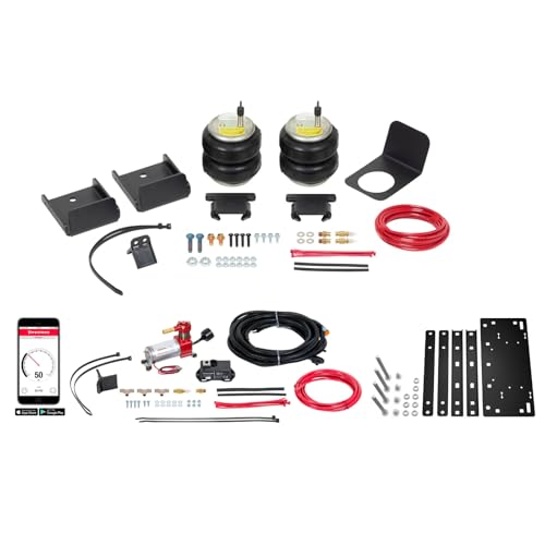 Firestone Airide 2888 All-In-One Analog Rear Wireless Air Helper Spring Kit fits 2019-2026 Silverado 1500 & Sierra 1500 | Provides Onboard Air Control for Effortless Load Leveling