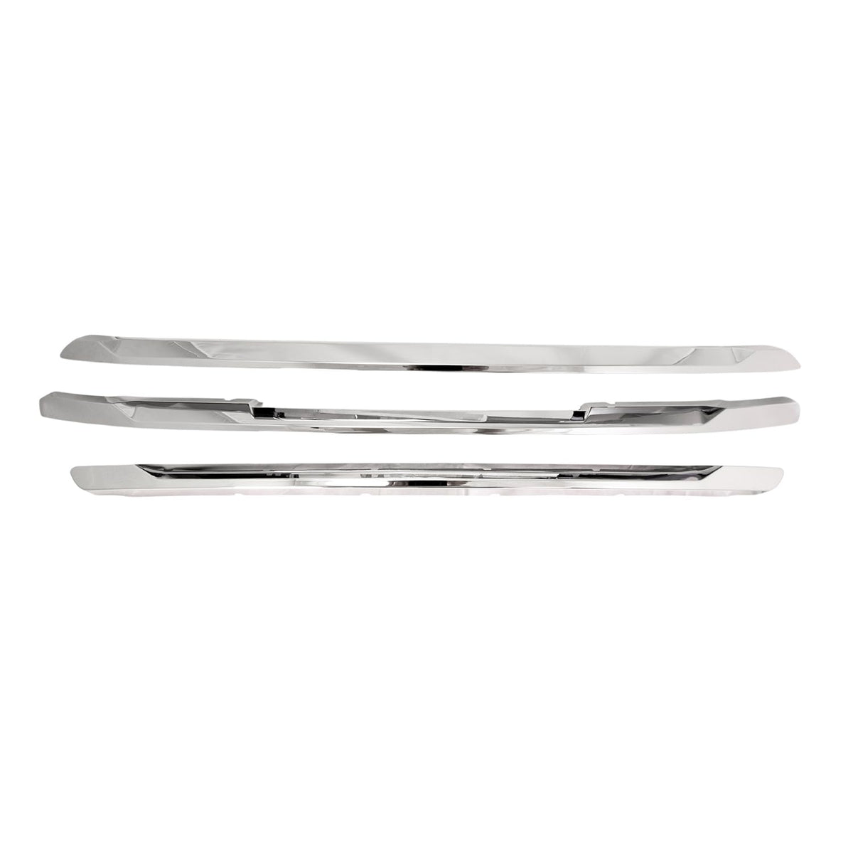 CCI Grille Overlays GI191, Bar Style, ABS Plastic, Chrome Plated/Silver, Fits 2022-2025 GMC Terrain SLE Model