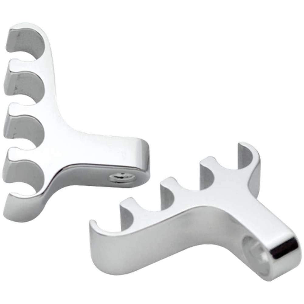 BILLET SPEC - 69704 Plug 4 Wire Separator Valve Cover Mount Polished