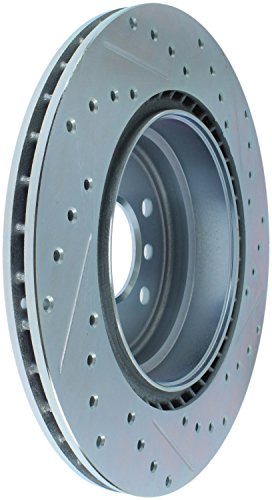 StopTech 227.34080R Select Sport Drilled and Slotted Brake Rotor; Rear Right