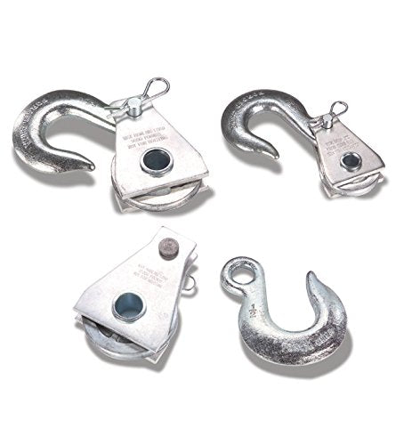 Snatch Block, Safety Swivel Hook