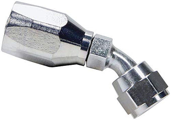 compare product Allstar Performance Power Steering Fitting 45 Degree -6