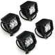 Zroadz Z362281-KIT4 Hood Hinge LED Light - Kit Fits GMC Sierra 1500