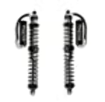 compare product Fabtech FTS24267 Front Coilover Shock Absorbers Fits Jeep Gladiator
