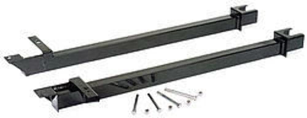 Competition Engineering C3116 Black Powdercoated Steel Bolt-On Frame Connector - Set of 2