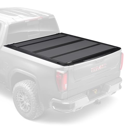 RealTruck BAK BAKFlip MX4 Hard Folding Truck Bed Tonneau Cover | 448130 | Fits 2019-2026 Chevy/GMC Silverado/Sierra, w/MultiPro/Flex Tailgate (Will not fit Carbon Pro Bed) 5' 10" Bed (69.9")