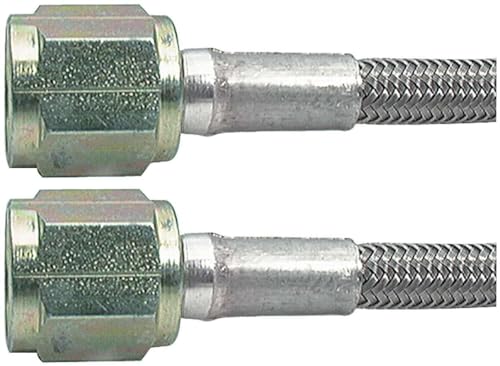 Allstar Performance ALL46310-48 48" #3 Braided Steel Lines With -4 Ends