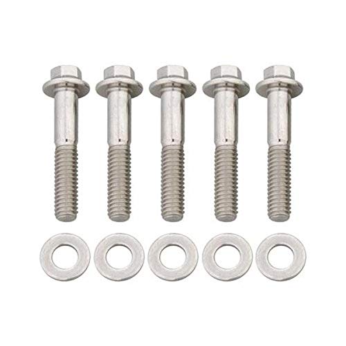 ARP 614-1750 Stainless Steel 7/16-14" RH Thread 1.750" UHL 12-Point Bolt with 1/2" Socket and Washer, (Set of 5)