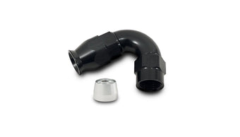 compare product Vibrant Performance 28208 High Flow PTFE Lined Hose End Fitting 120 Degree -8 AN