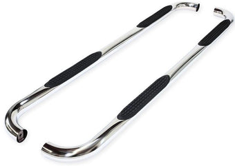 compare product TrailFX Nerf Bars Fits Ford Bronco Sport 2021-2025 Polished 3 Inch Round Bent Stainless Steel with Step Pads Rocker Panel Mount Running Boards with Mounting Hardware TrailFX A0065S