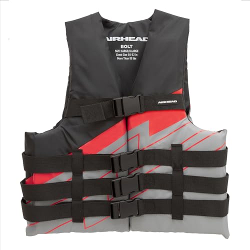 Airhead Bolt Life Vest, Closed Sided PFD, Large/X-Large