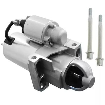compare product Blueprint Engines Staggered Starter for Small & Big Block Chevy, Aluminum, Natural Finish, Mini Style