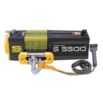 compare product Superwinch 1455200 S5500 Trailer Winch 5500lb(2495kg)