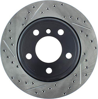 compare product StopTech 127.34061R Rear Right Sport Drilled/Slotted Brake Rotor