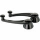 BILLET SPEC Window Cranks Ball Milled Black Anodized