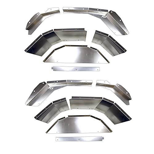 Rear 16GA Aluminum Inner Fenders for Jeep JT Gladiator by Motobilt