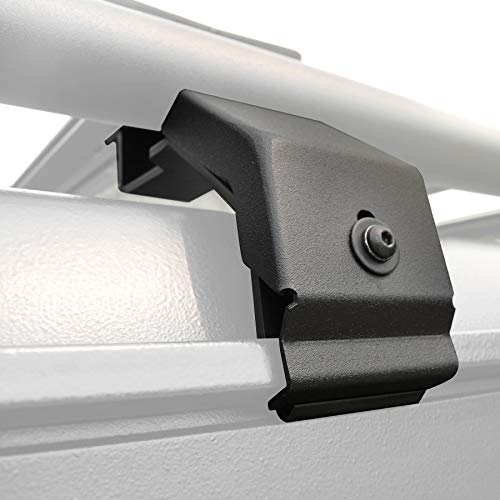 Go Rhino SRM Mounting Kit - 6 Gutter Mounts | Mild Steel, Textured Black | 5910011T | Fits SRM300, SRM400, SRM500, & SRM600 Roof Racks (Excludes SRM300 Racks on Jeep Wrangler)