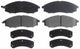 Raybestos SGD830M Service Grade Semi-Metallic Disc Brake Pad Set