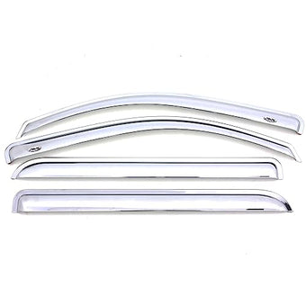 compare product Auto Ventshade [AVS] Outside Mount Rain Guards for 2011 - 2021 Jeep Grand Cherokee (Excludes Grand Cherokee L) | Window Vent Visors, 4 pcs. - Chrome | 684252