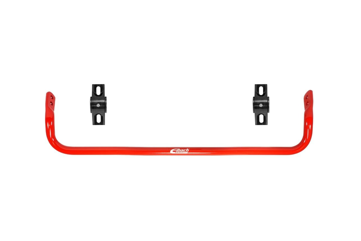 Eibach Sway Bar, Anti-Roll, Rear, 22 mm Diameter, Greasable Polyurethane Bushings, Steel, Red Powder Coat, compatible with Honda Civic 2016-25 / Honda Accord 2018-22 / Acura Integra 2023-25, Each