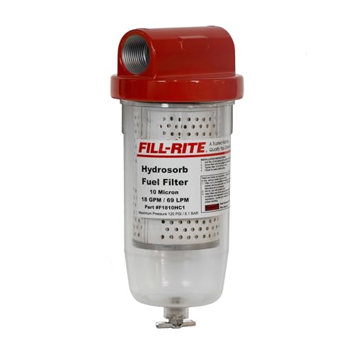 Fill-Rite F1810HC1 Clear Bowl Fuel Filter