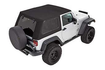 compare product Bestop 5486217 Trektop Pro for Jeep Wrangler JK 2-Door in Black Twill