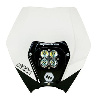 compare product Baja Designs Squadron Sport (D/C) LED Headlight Kit with Shell for KTM Motorcycle (Driving/Combo; Clear)