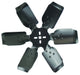 Derale 17318 Heavy Duty Fan Blade Series 1000 18" Steel Rigid Race Belt Driven Fan Standard Rotation