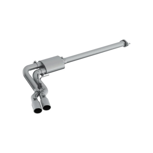 MBRP S5260409 3" Single Side Dual Outlet in Front of Rear Wheel (T409, Cat Back)