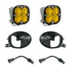 Baja Designs 447534 Squadron Sport LED Fog Pocket Light Kit with Clear Lens fits 2016-2018 Silverado 1500