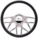 Billet Specialties BSP34107 Steering Wheel 1/2 Wrap 15.5in Redline Polished