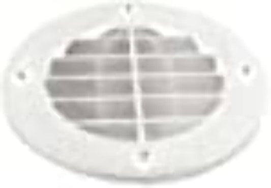 LOUVERED VENT COVER - WHT