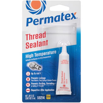 compare product Permatex 59214 High Temperature Thread Sealant, 6 ml Tube