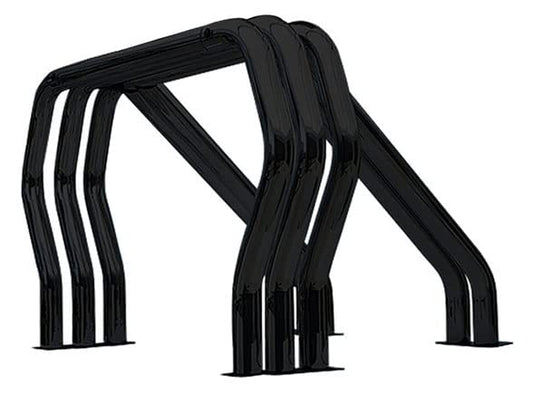 Go Rhino! 9009516DSB Bed Bars Complete Kit - Double Bar/Single Kicker (On Wheel Wells) - Black for 75-01 C15, C1500, Ram 1500, C10, K15, K1500, K10 (Bed Length: 78.0Inch)