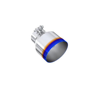 compare product MBRP T304 Stainless Steel Burnt End Angle Cut Exhaust Tip - 3in. ID / 5in. OD / 6.5in. Length