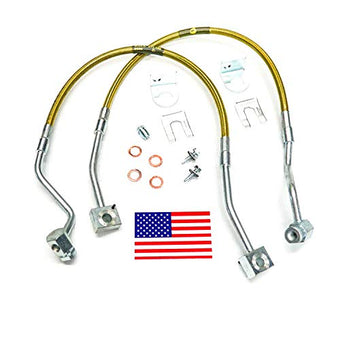 compare product RealTruck SUPERLIFT SUSPENSION Brake Hose Kit for Ford Ranger/Explorer | Front Bullet Proof Pair of Brake Hoses | 91240 | Fits 1991-1994 Ford Ranger/Explorer with 4-6