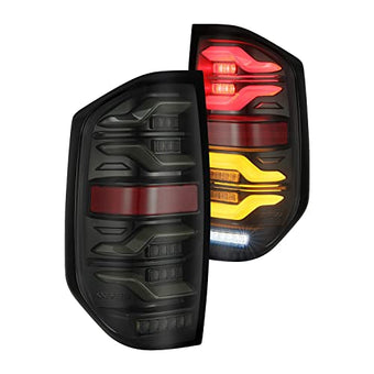 compare product AlphaRex 14-21 Toyota Tundra LUXX LED Taillights Alpha Blk w/Activ Light/Seq Signal