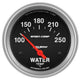 Auto Meter 3531 Sport-Comp Electric Water Temperature Gauge Regular, 2 5/8"