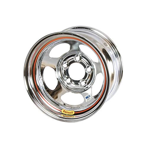 Bassett 58A53IC 15X8 Inertia 5x5 3" BS IMCA Chrome Wheel