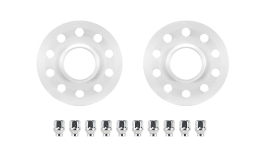 Eibach Wheel Spacer, 5 x 114.3 mm Bolt Pattern, 10 mm Thick, Lug Nuts Included, Aluminum, Clear Anodized, Compatible with Tesla Model 3 2017-23 / Tesla Model Y 2020-25, Pair