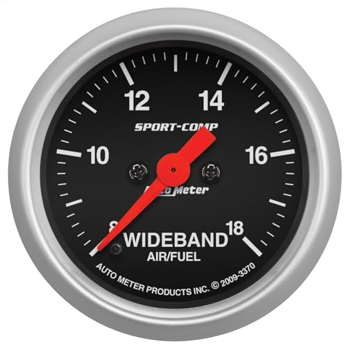 Auto Meter 3370 Sport-Comp Wide Band Air Fuel Ratio Kit,2.3125 in.