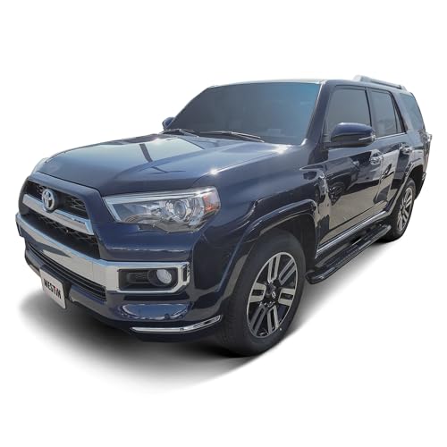 Westin 21-53585 PRO TRAXX 5 Oval Nerf Bars Black Pair